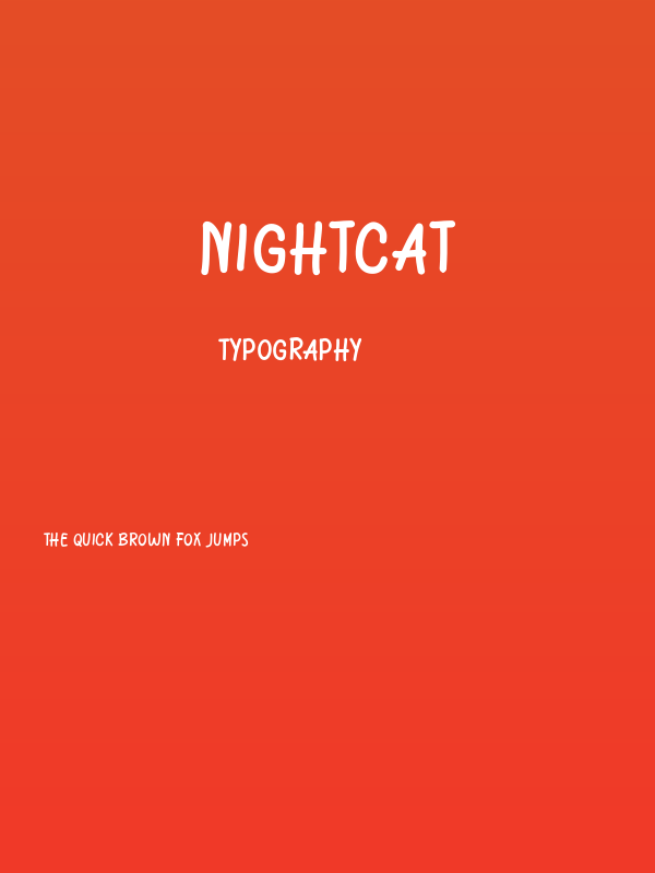 Nightcat Poster