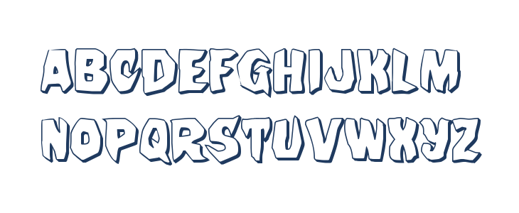Nightchilde 3D Regular Lowercase