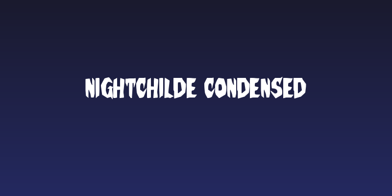 Nightchilde Condensed Social Header
