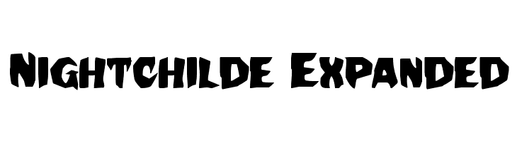 Nightchilde Expanded  Frei Schriftart Herunterladen