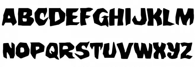 Nightchilde Expanded Шрифта ВЕРХНИЙ