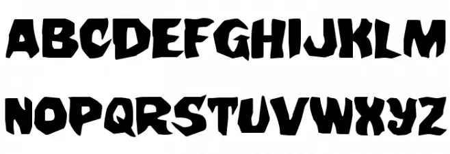 Nightchilde Expanded Font Litere mici