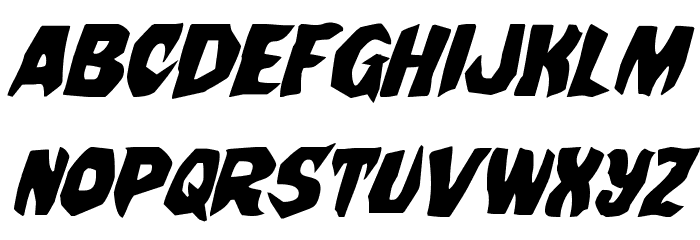 Nightchilde Italic Font LOWERCASE