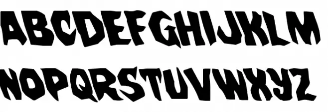 Nightchilde Leftalic Шрифта ВЕРХНИЙ