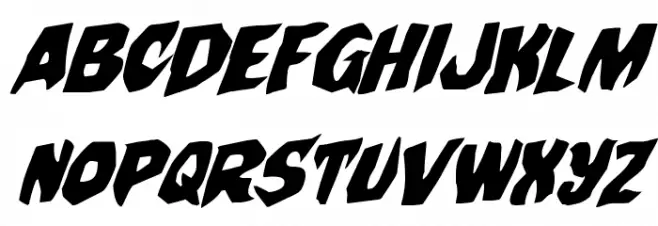 Nightchilde Rotalic Schriftart Groß