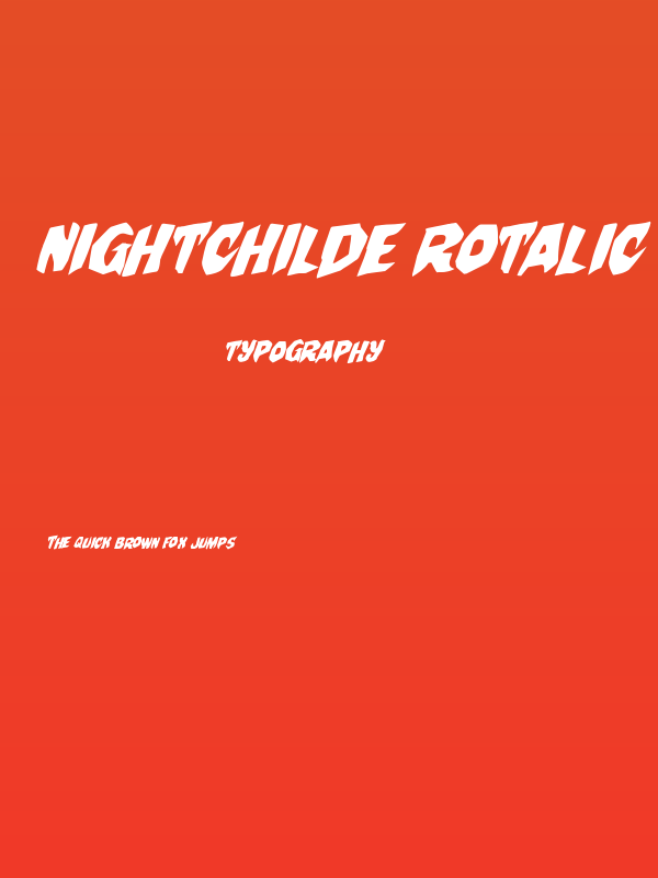 Nightchilde Rotalic Poster