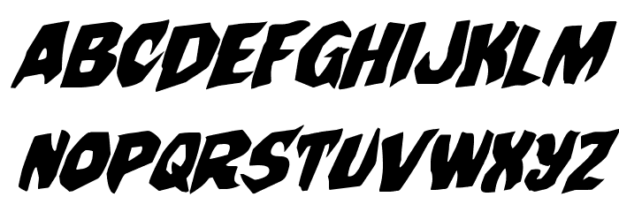 Nightchilde Rotalic Font LOWERCASE