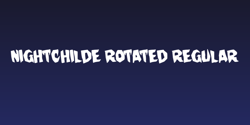Nightchilde Rotated Regular Social Header