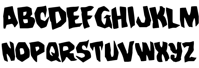 Nightchilde Rotated Regular Font LOWERCASE