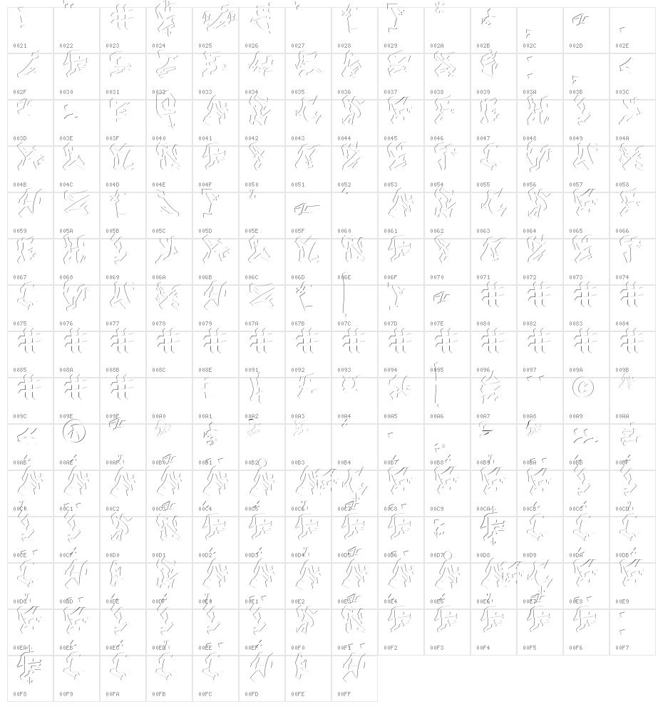Nightclaw Vandal Inner Solid Character Map
