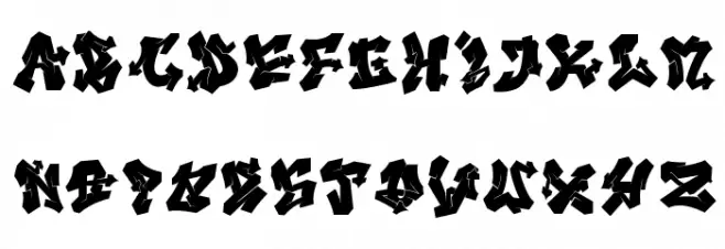 Nightclaw Vandal Reg Solid फ़ॉन्ट अपरकेस