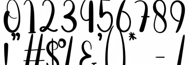 Nightday Font OTHER CHARS