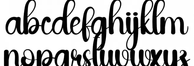 Nightday 字体 小写
