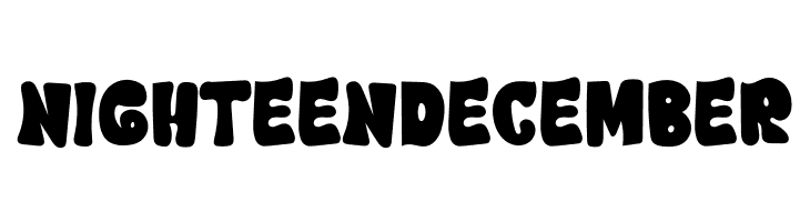Nighteen December  font caratteri gratis