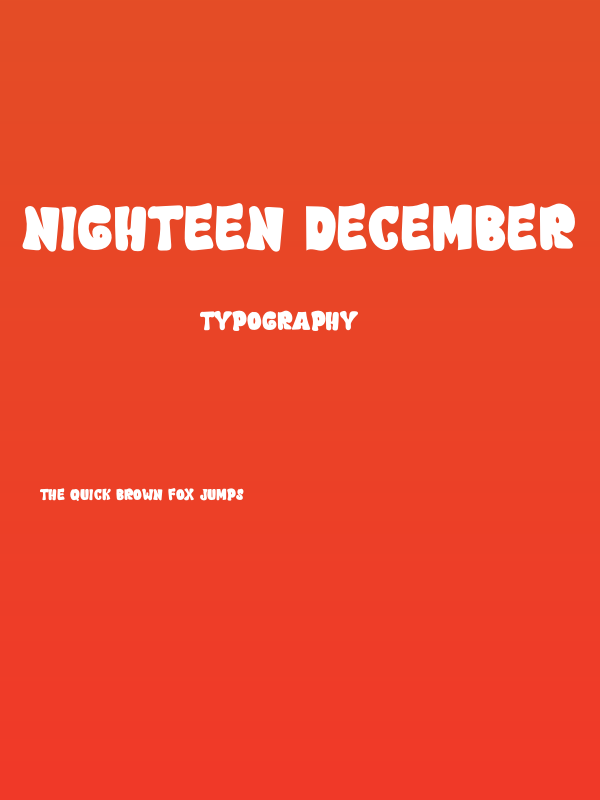 Nighteen December Poster