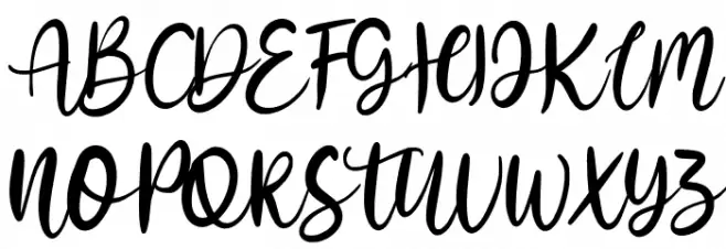 Nighters Schriftart Groß