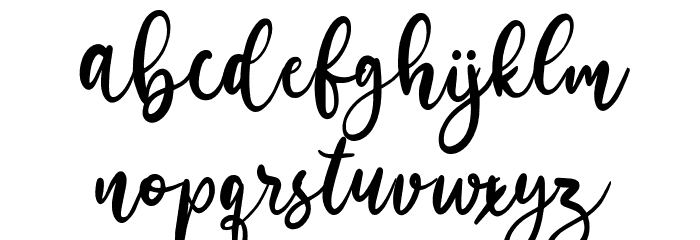 Nighters Font LOWERCASE