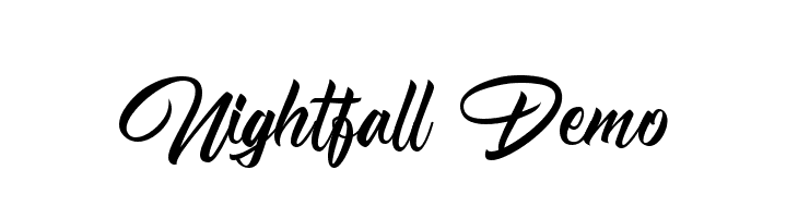 Nightfall Demo  Free Fonts Download