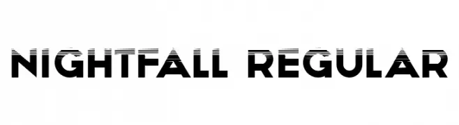 Nightfall Regular  免费字体下载