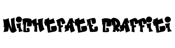 Nightfate Graffiti  Frei Schriftart Herunterladen