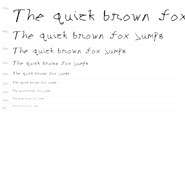 Nightingale Script Medium Waterfall