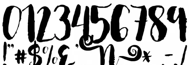 Nightingale Font OTHER CHARS