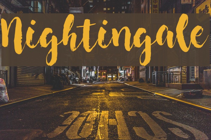 Nightingale Font examples