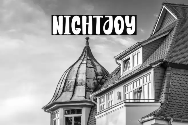 Nightjoy 字体 examples
