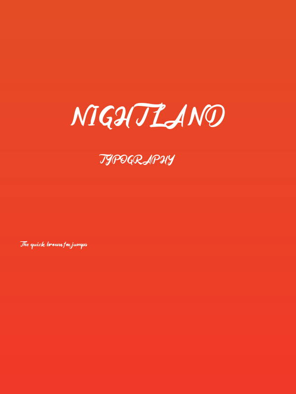 Nightland Poster