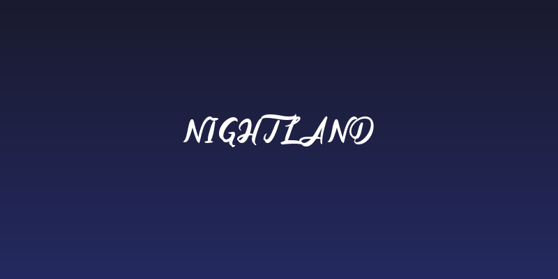 Nightland Social Header