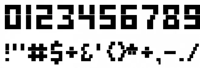 Nightlife New Font OTHER CHARS