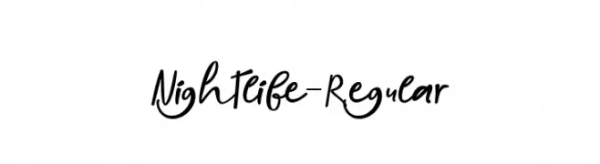 Nightlife-Regular  免费字体下载