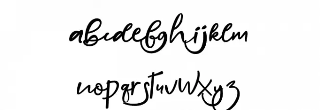 Nightlife-Regular Font LOWERCASE