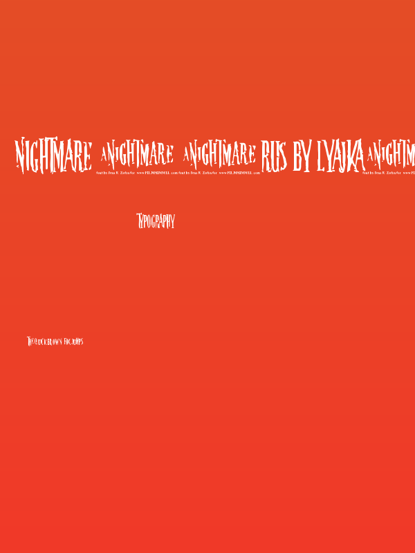 Nightmare 5(RUS BY LYAJKA) Poster