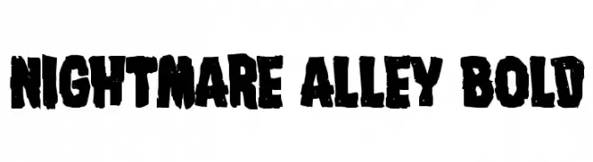 Nightmare Alley Bold  تنزيل الخطوط