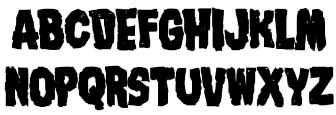 Nightmare Alley Bold Font UPPERCASE