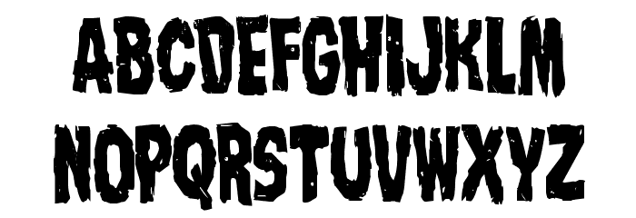 Nightmare Alley Condensed Font LOWERCASE
