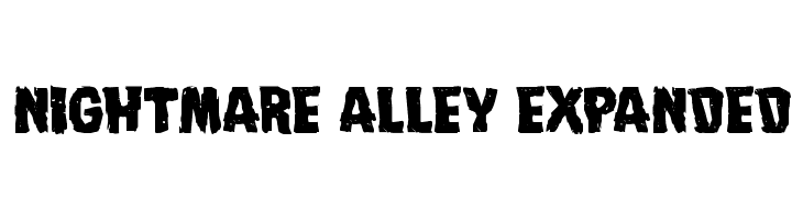 Nightmare Alley Expanded Font