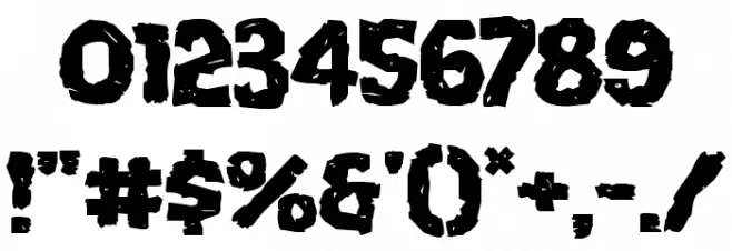 Nightmare Alley Expanded Font OTHER CHARS