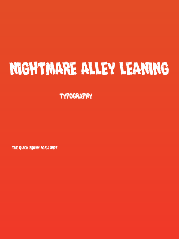 Nightmare Alley Leaning Poster