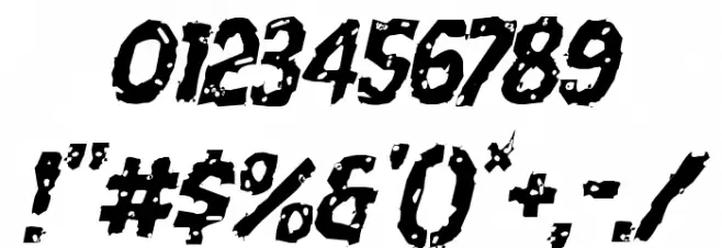 Nightmare Alley Light Italic Font OTHER CHARS