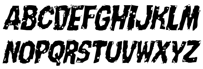 Nightmare Alley Light Italic Font LOWERCASE