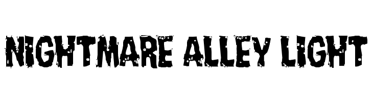 Nightmare Alley Light Font