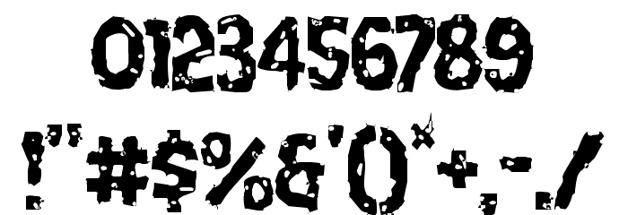 Nightmare Alley Light Font OTHER CHARS
