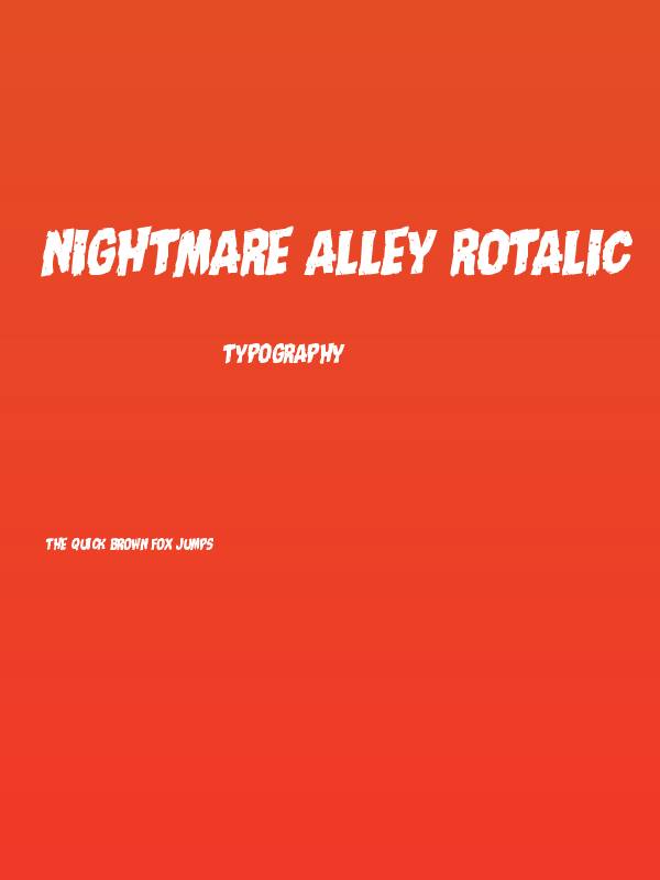 Nightmare Alley Rotalic Poster