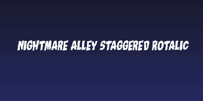 Nightmare Alley Staggered Rotalic Social Header