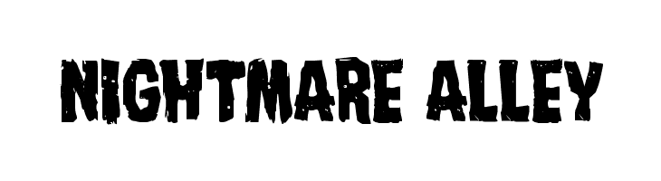 Nightmare Alley  Frei Schriftart Herunterladen
