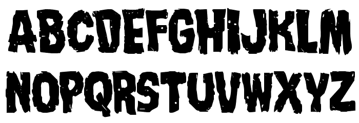Nightmare Alley Font LOWERCASE