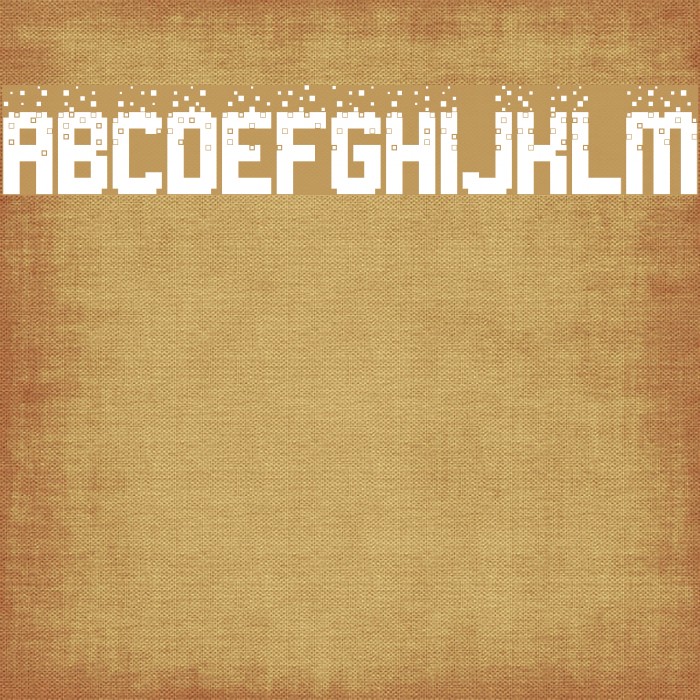 Nightmare Codehack Font examples