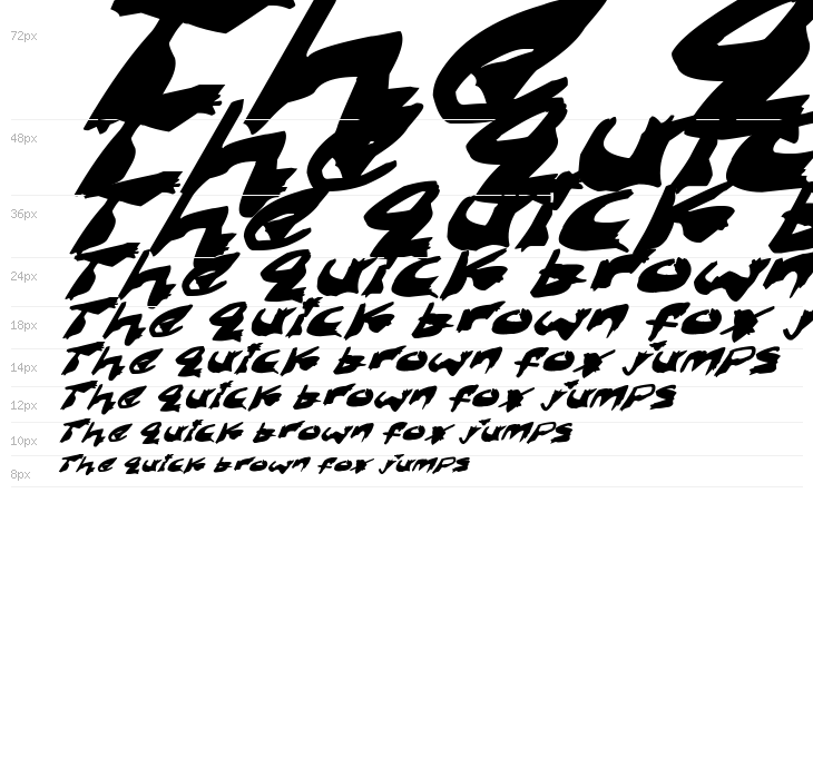 Nightmare Ink Italic Waterfall